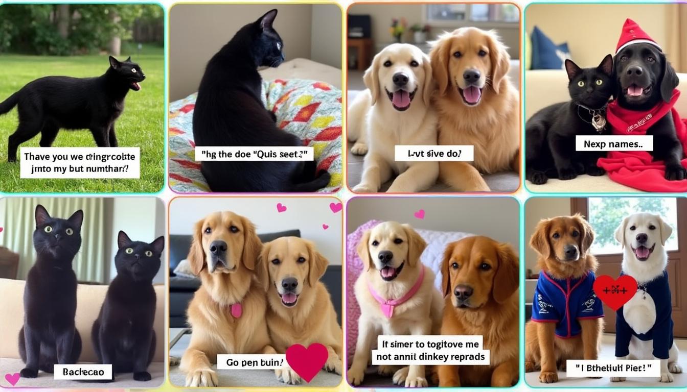 découvrez comment la relation entre un chat noir et un golden retriever illustre une théorie virale fascinante qui redéfinit les types de couples. plongez dans cet article captivant où l'amour entre ces deux animaux emblématiques remet en question les stéréotypes et célèbre la diversité des relations.