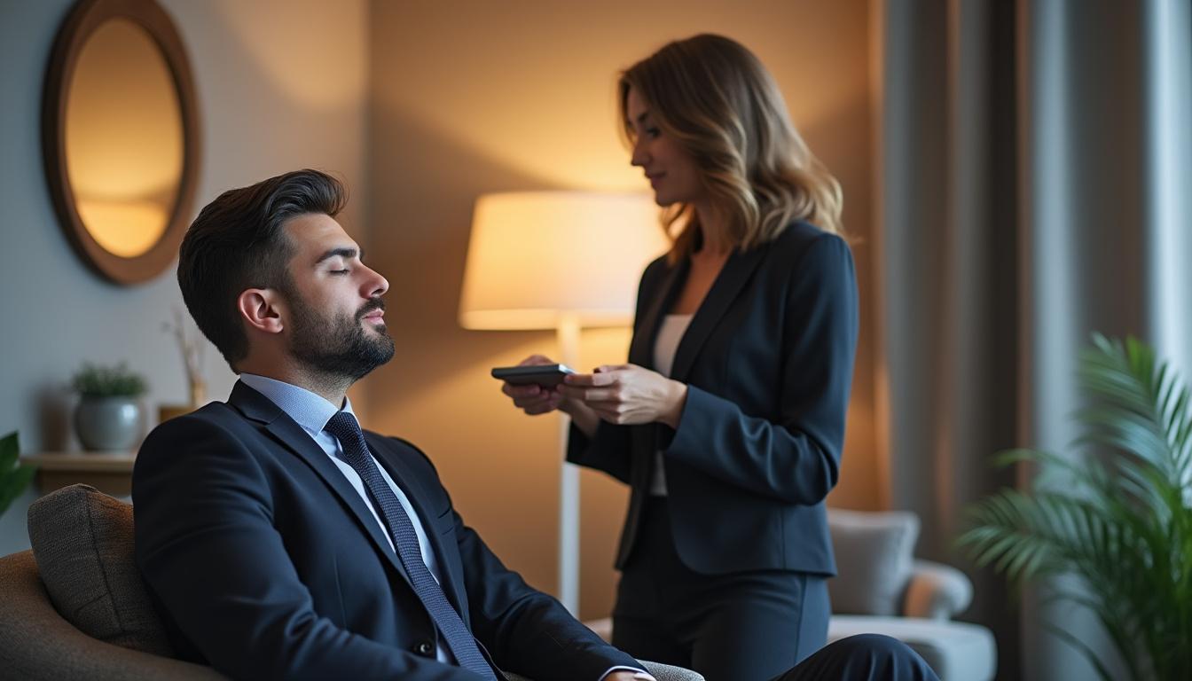 découvrez comment l'hypnose peut aider à surmonter l'angoisse grâce à des suggestions mentales ciblées. explorez les techniques efficaces pour apaiser votre esprit et retrouver sérénité et bien-être.