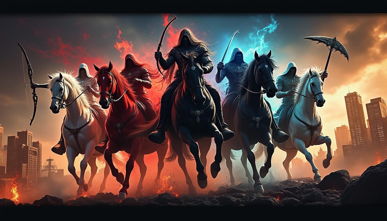 découvrez comment les 4 cavaliers de l'apocalypse ont été représentés dans l'art à travers les siècles. analyse des styles, significations et interprétations de ces figures mythiques dans l'histoire artistique.