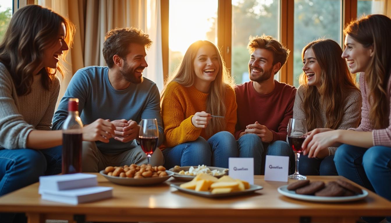 découvrez comment le jeu des 100 questions peut animer votre soirée entre amis en suscitant rires, révélations et moments inoubliables.