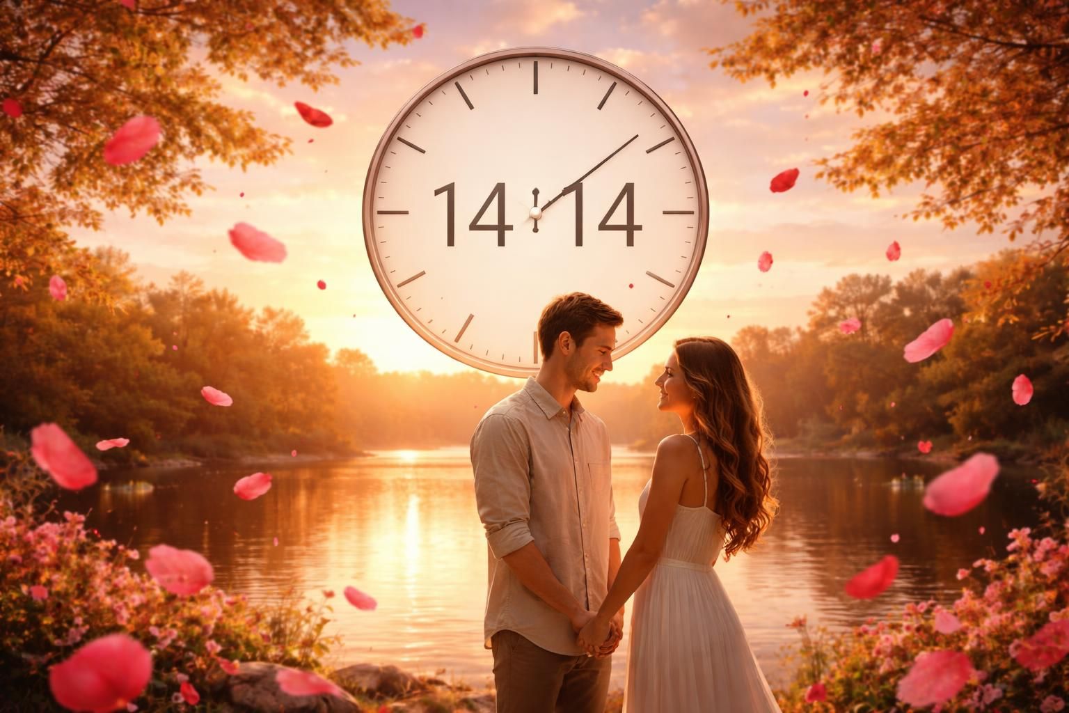 explorez la signification mystique de l'heure miroir 14h14 et découvrez comment elle influence votre vie amoureuse et vos relations sentimentales.