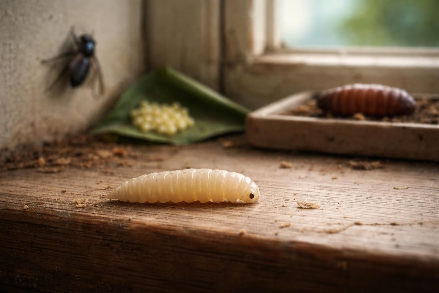 découvrez la signification de la présence d'un asticot dans votre maison et explorez un aperçu détaillé des cycles de vie de cet insecte.