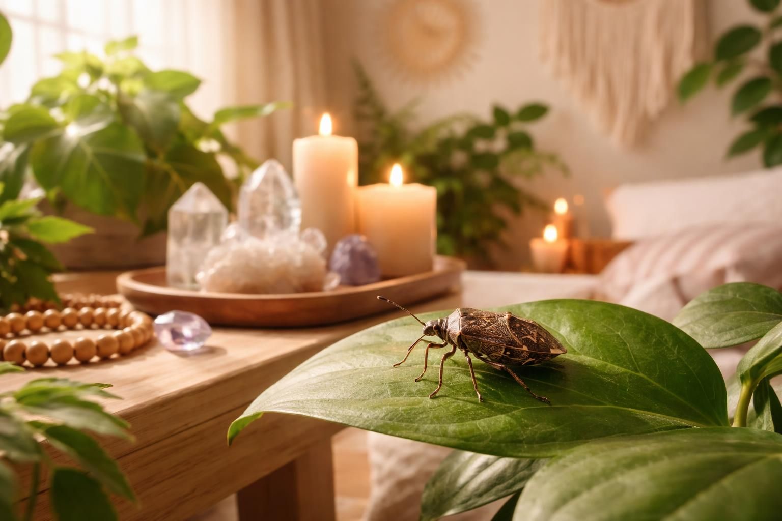 explorez la signification spirituelle de la punaise marron dans votre maison et apprenez comment cette présence peut transformer l'énergie de votre espace de vie.