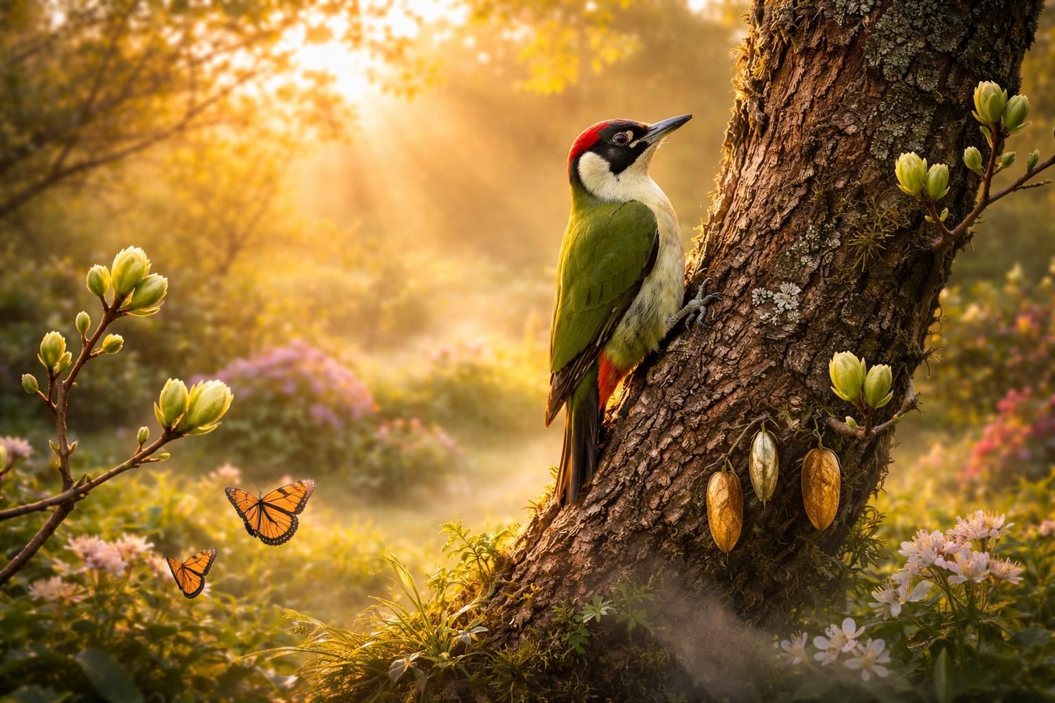 découvrez la signification spirituelle du pivert dans votre jardin et comment ce messager symbolise la transformation et la renaissance.