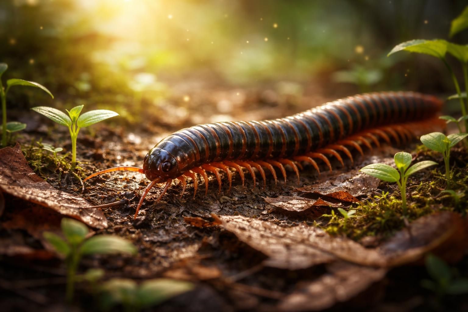 découvrez la signification spirituelle de voir un mille-pattes, un symbole puissant de transformation et de renouveau dans votre vie.